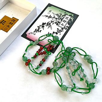 創作腕輪数珠「花好み　萩」